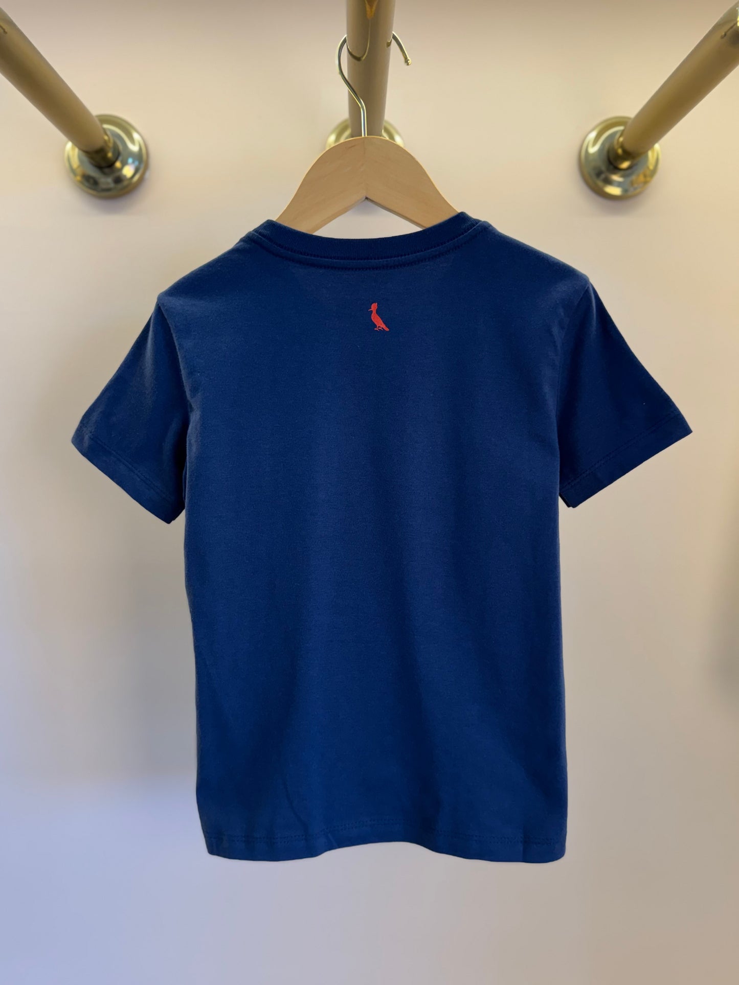 Camiseta Infantil Algodão Pica-Pau Risca Marinho - Reserva Mini