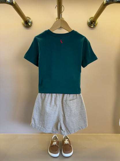 Camiseta Infantil Pica-Pau Blur Verde - Reserva Mini