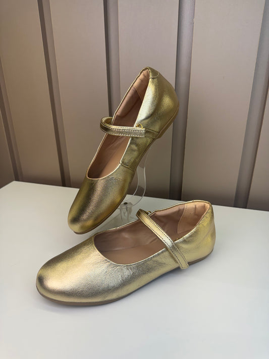 Sapatilha Infantil Lisa Dourada - Gracia