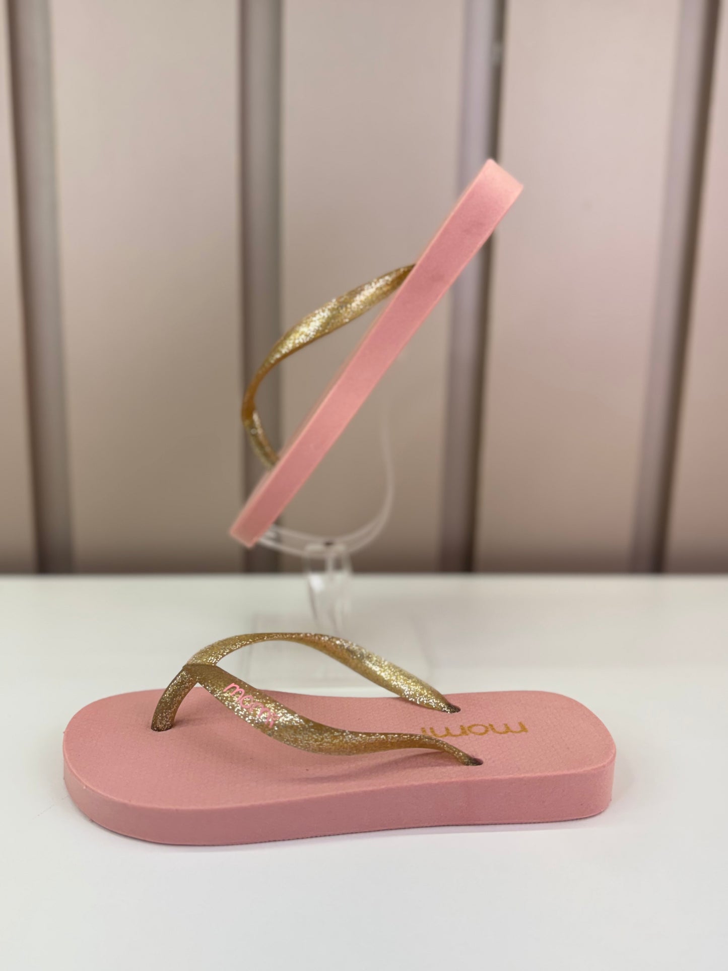 Chinelo Infantil Flip Rosa Neon - Momi