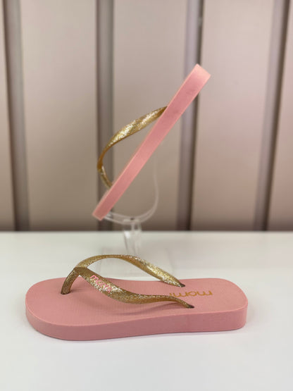 Chinelo Infantil Flip Rosa Neon - Momi