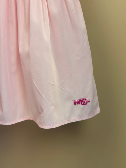 Vestido Infantil Gola Bordada Flores - Mon Sucre