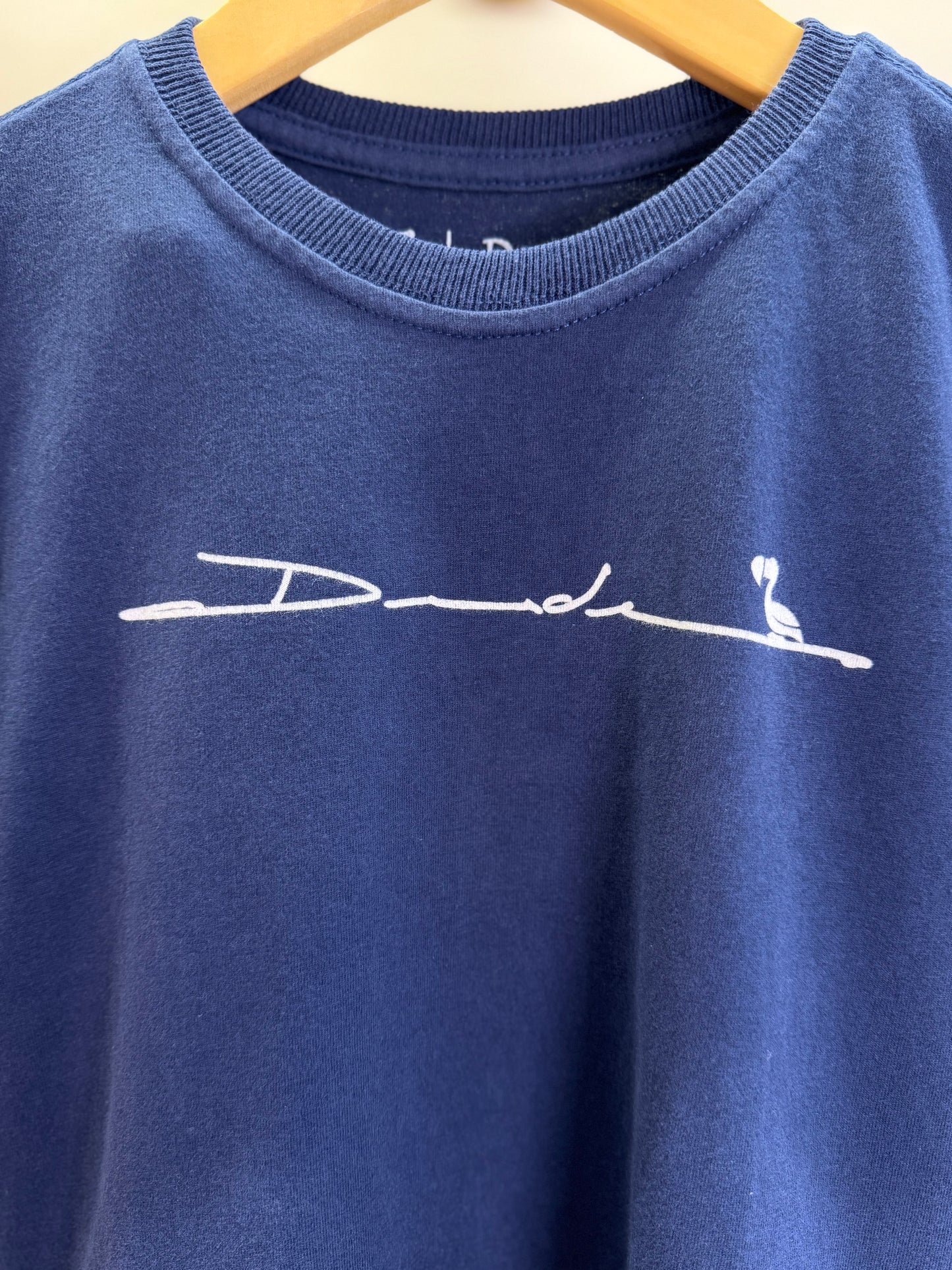 Camiseta Infantil Marinho Estampada Costas - Dudes