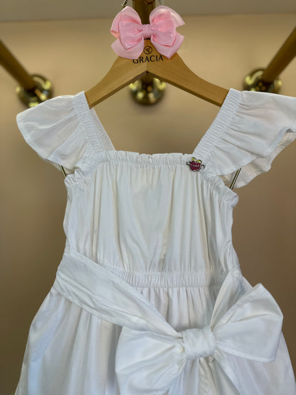 Vestido Infantil Algodão Maçãzinhas - Momi