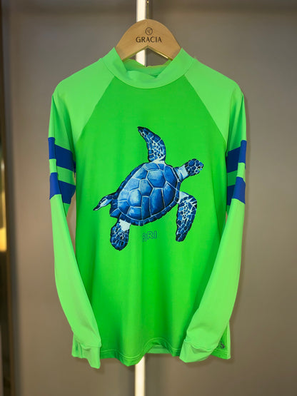 Conjunto Infantil Blusa de Proteção e Sunga Arthur Turtle - Siri Kids