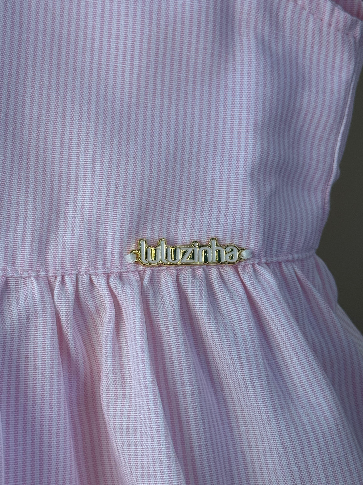 Conjunto Infantil Blusa Com Aplicação de Flor Em Crochê e Shorts - Luluzinha