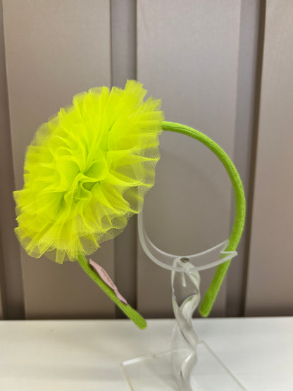 Arquinho Infantil Maxi Flor Tule - Pituchinhus