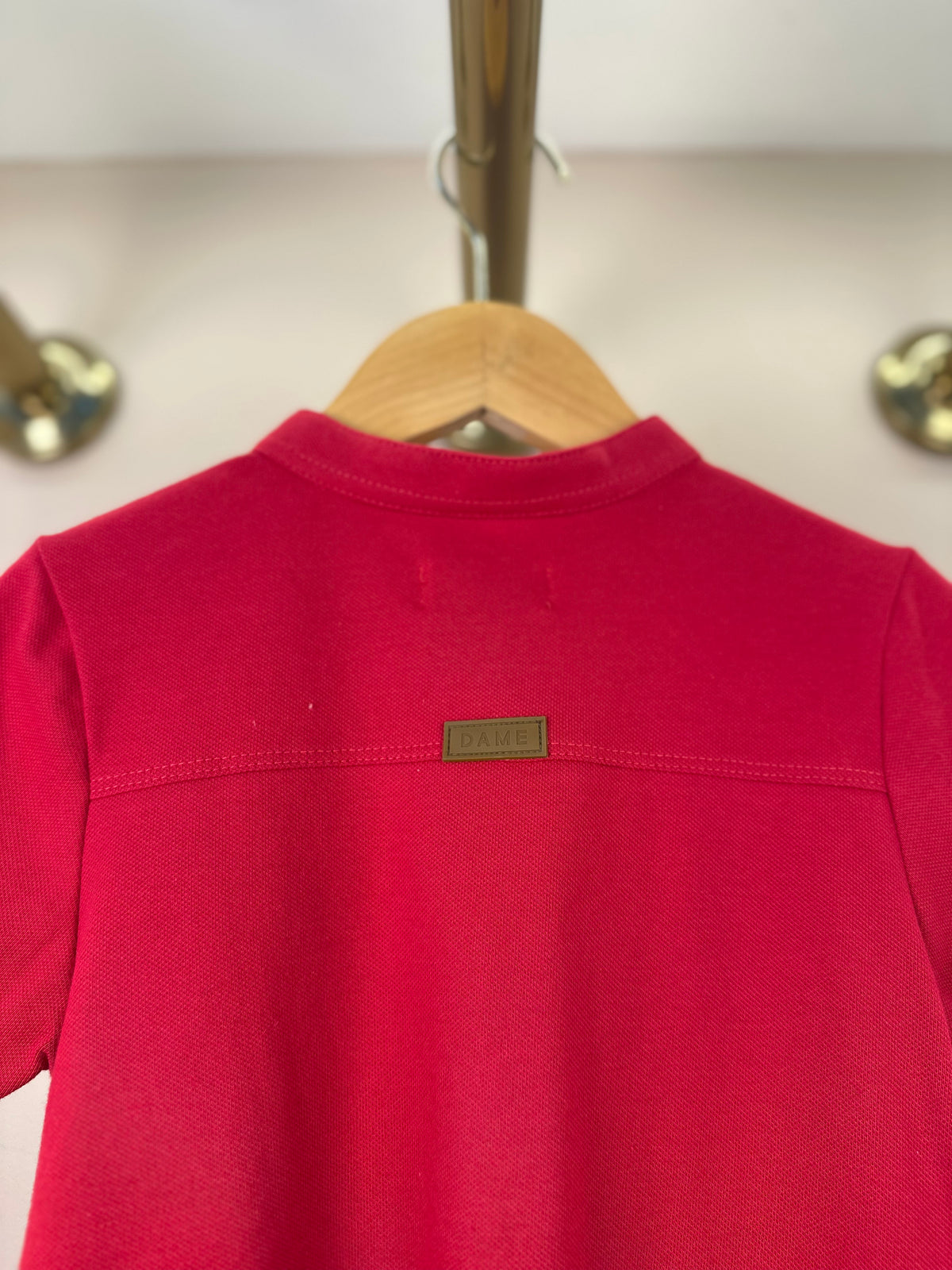 Polo Infantil Piquet Cavalo Bordado Vermelho - Dame
