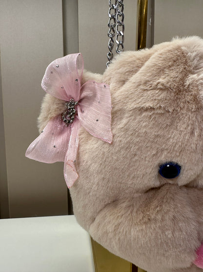 Bolsa Infantil Ursinho Teddy Bege - Gabriela Aquarela