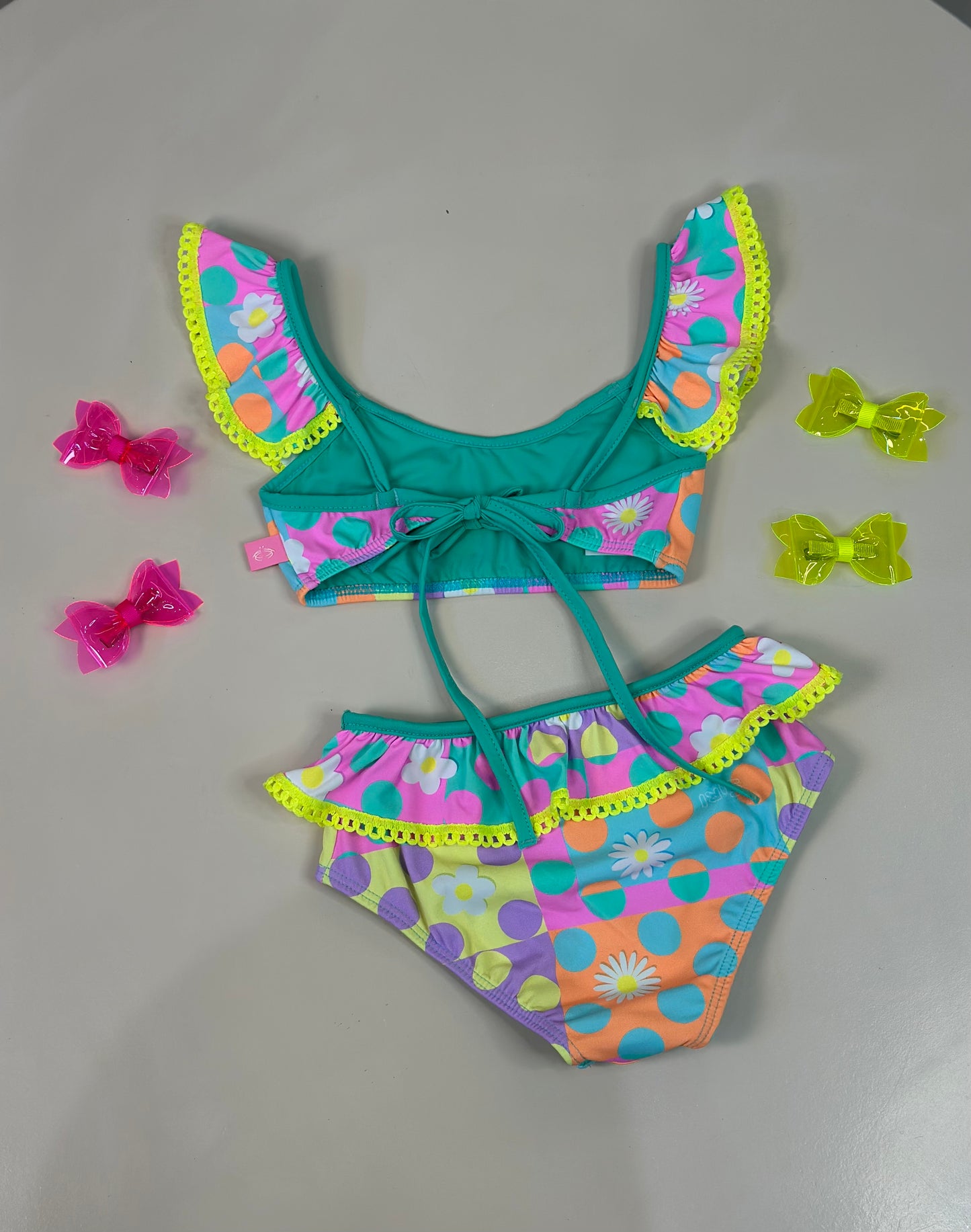 Biquíni Infantil Faixinha Ariel Margarida - Siri Kids