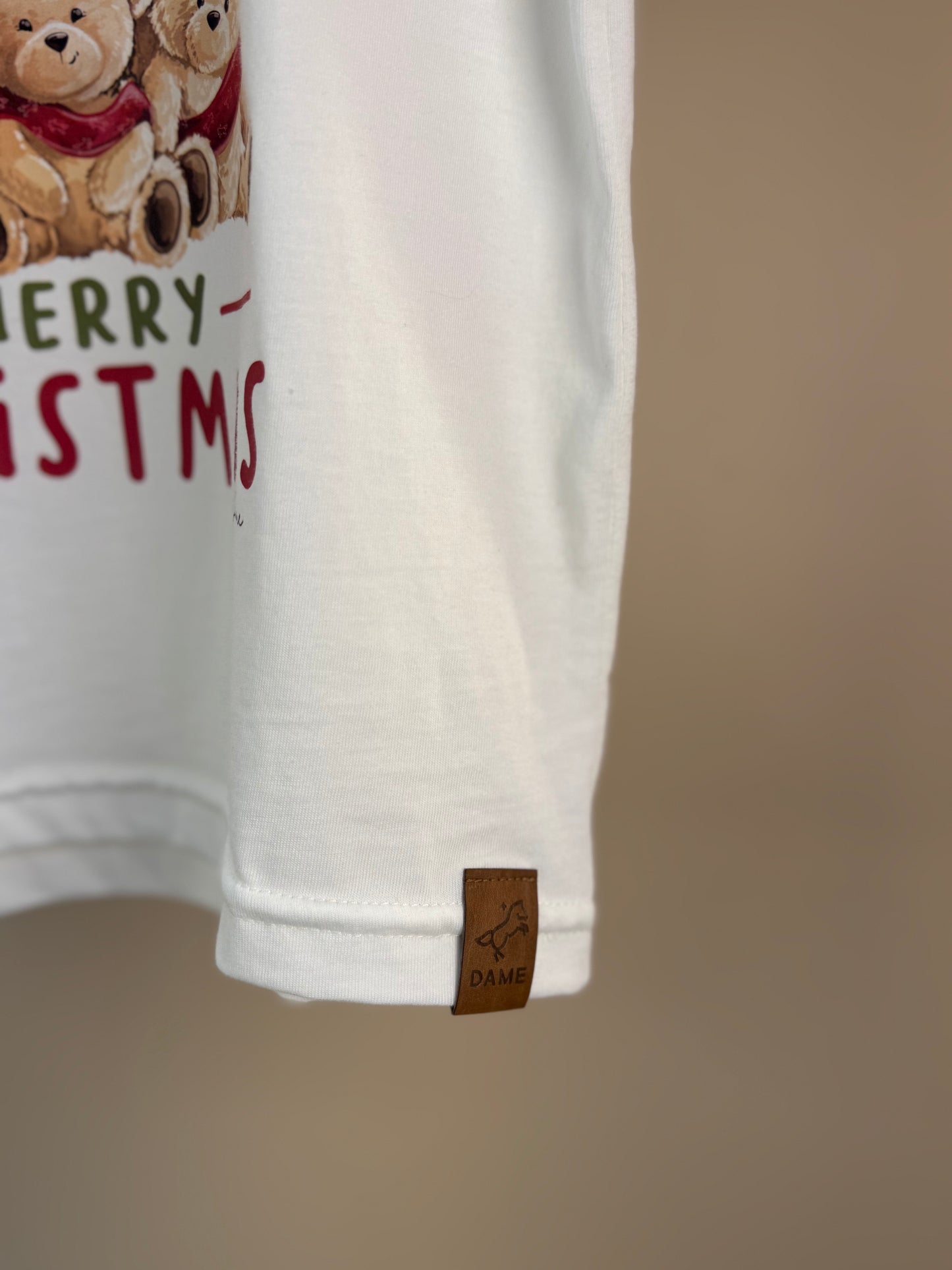 Camiseta Infantil Algodão Teddy Natal MC - Dame