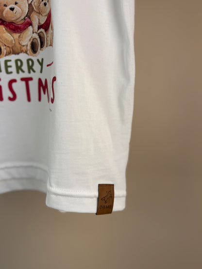 Camiseta Infantil Algodão Teddy Natal MC - Dame