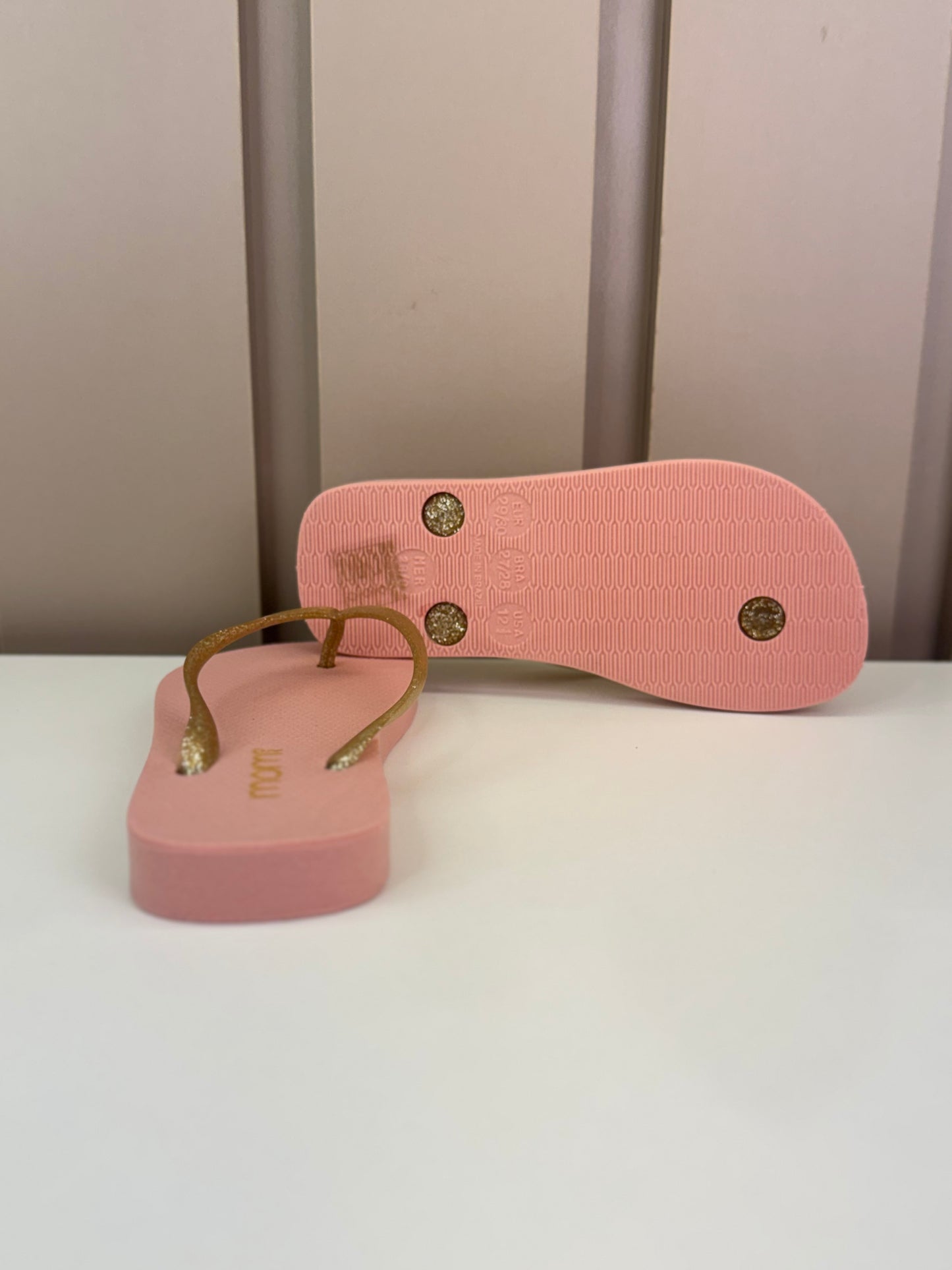 Chinelo Infantil Flip Rosa Neon - Momi