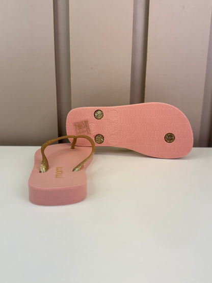 Chinelo Infantil Flip Rosa Neon - Momi