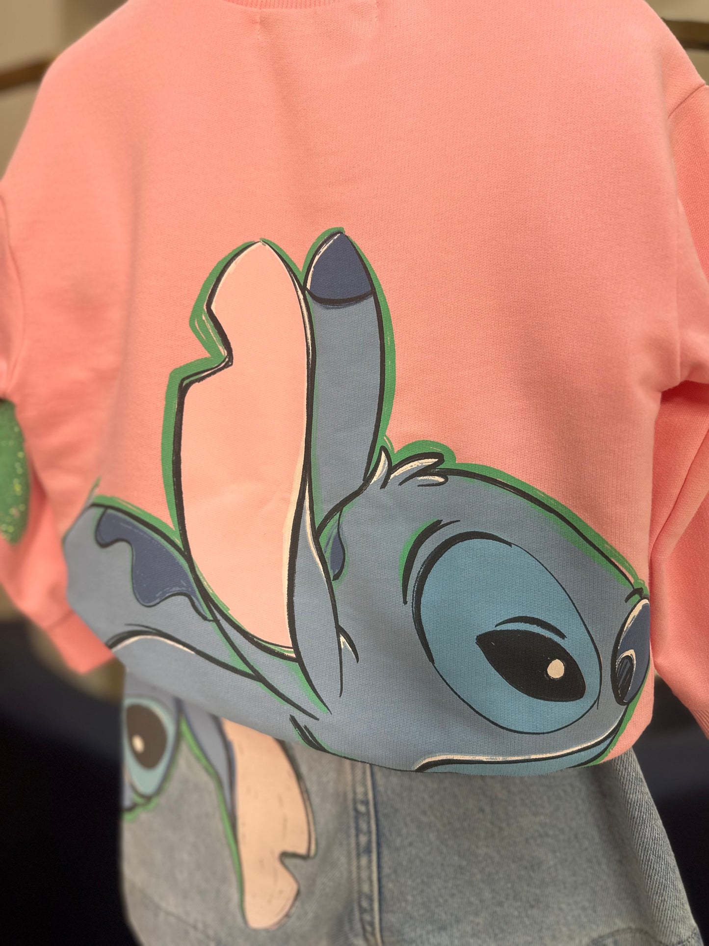 Casaco de Moletom Infantil Stitch Blossom - Animê