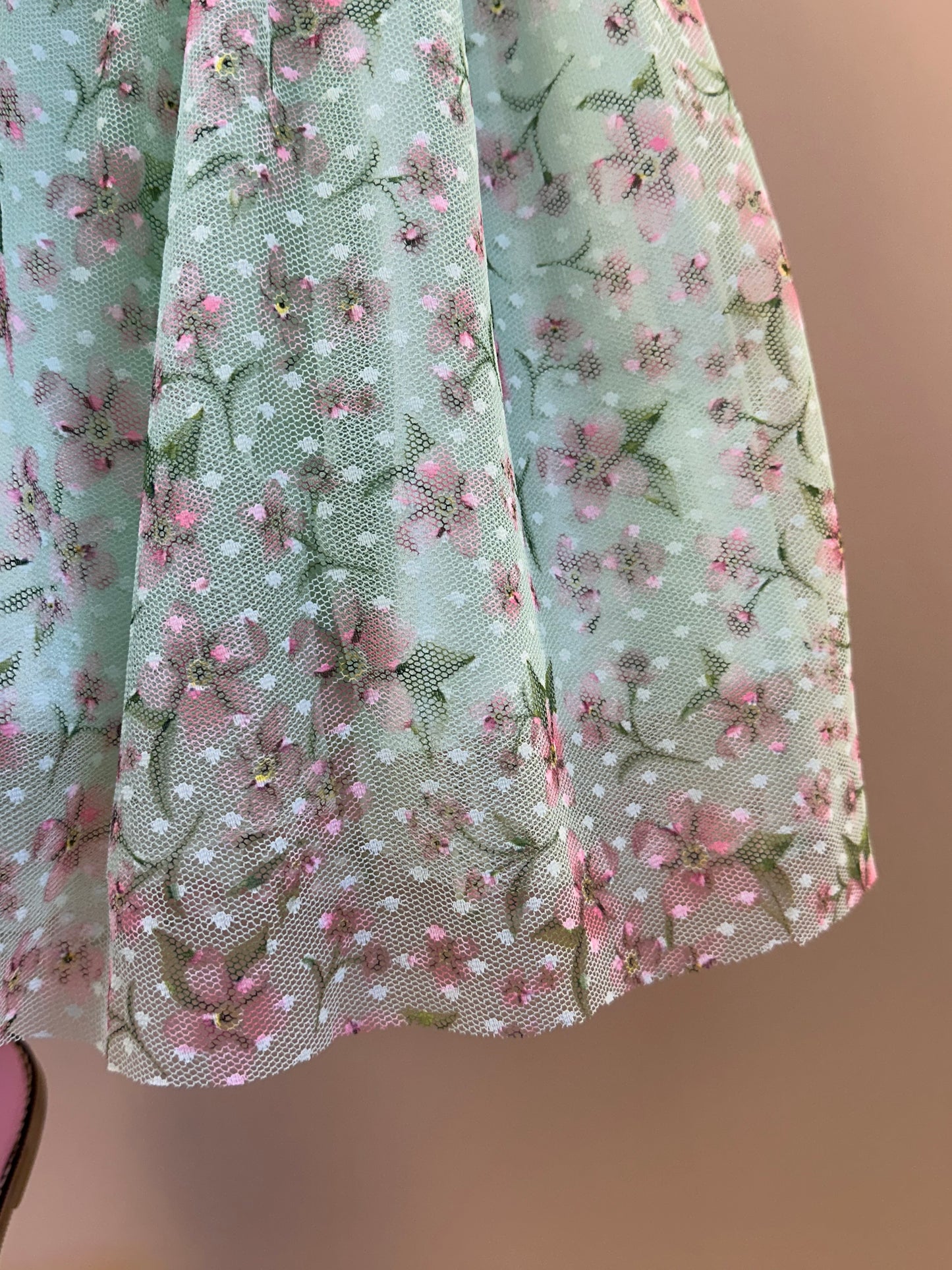 Vestido Infantil Rodado Em Tule Estampa Exclusiva - Luluzinha