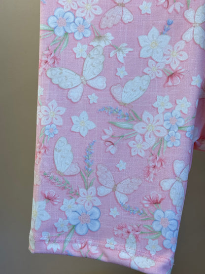 Conjunto Infantil Blusa Princesa  e Shorts Bike Rosa - Infanti