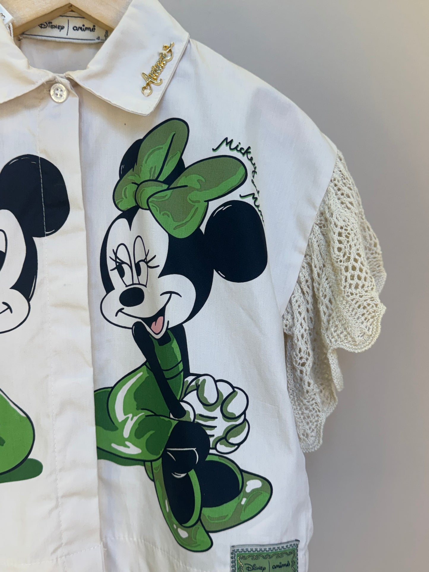 Camisa Infantil Disney com Tricot - Animê