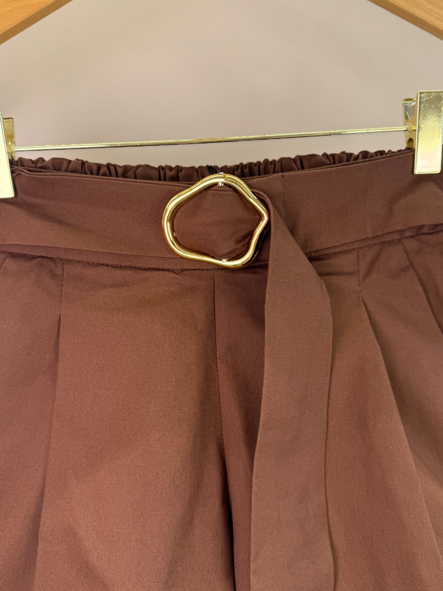 Conjunto Teen Blusa com Pregas e Shorts com Cinto - Two In