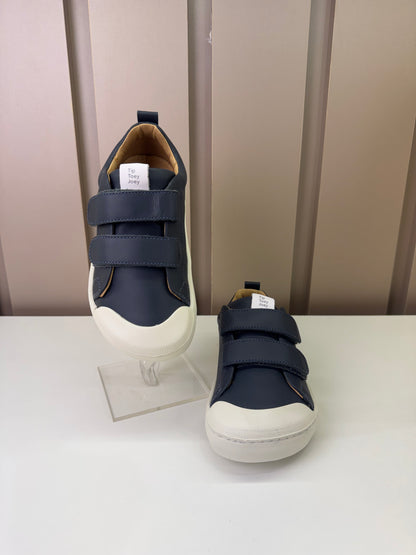 Tênis Infantil Couro Ramp Navy White - Tip Toey Joey