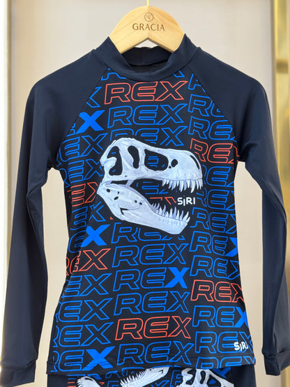 Conjunto Infantil Blusa ML e Sunga Murilo Rex - Siri Kids