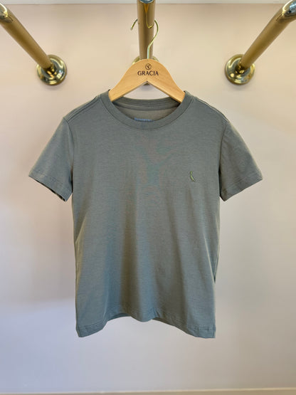 Camiseta Infantil Pima Verde Militar - Reserva Mini
