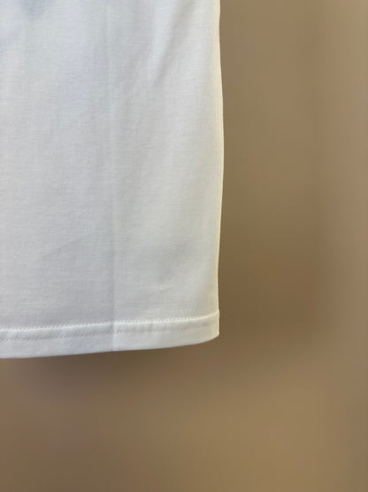 Regata Infantil Algodão Teddy Praia Off White - Dame