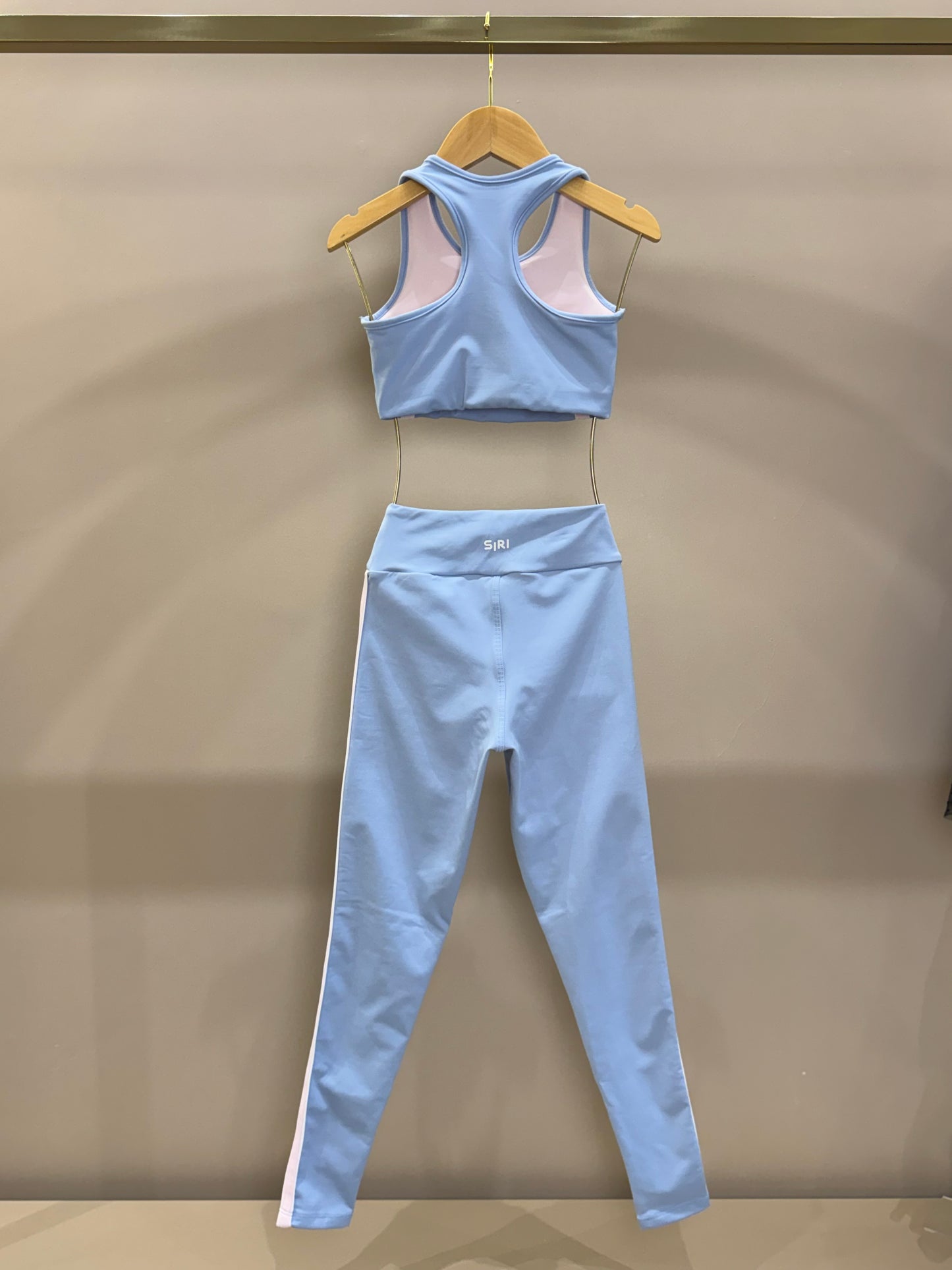 Conjunto Infantil Top Jessica Tenista Azul e Legging Fuseau Jessica Tenista Azul - Siri Sport