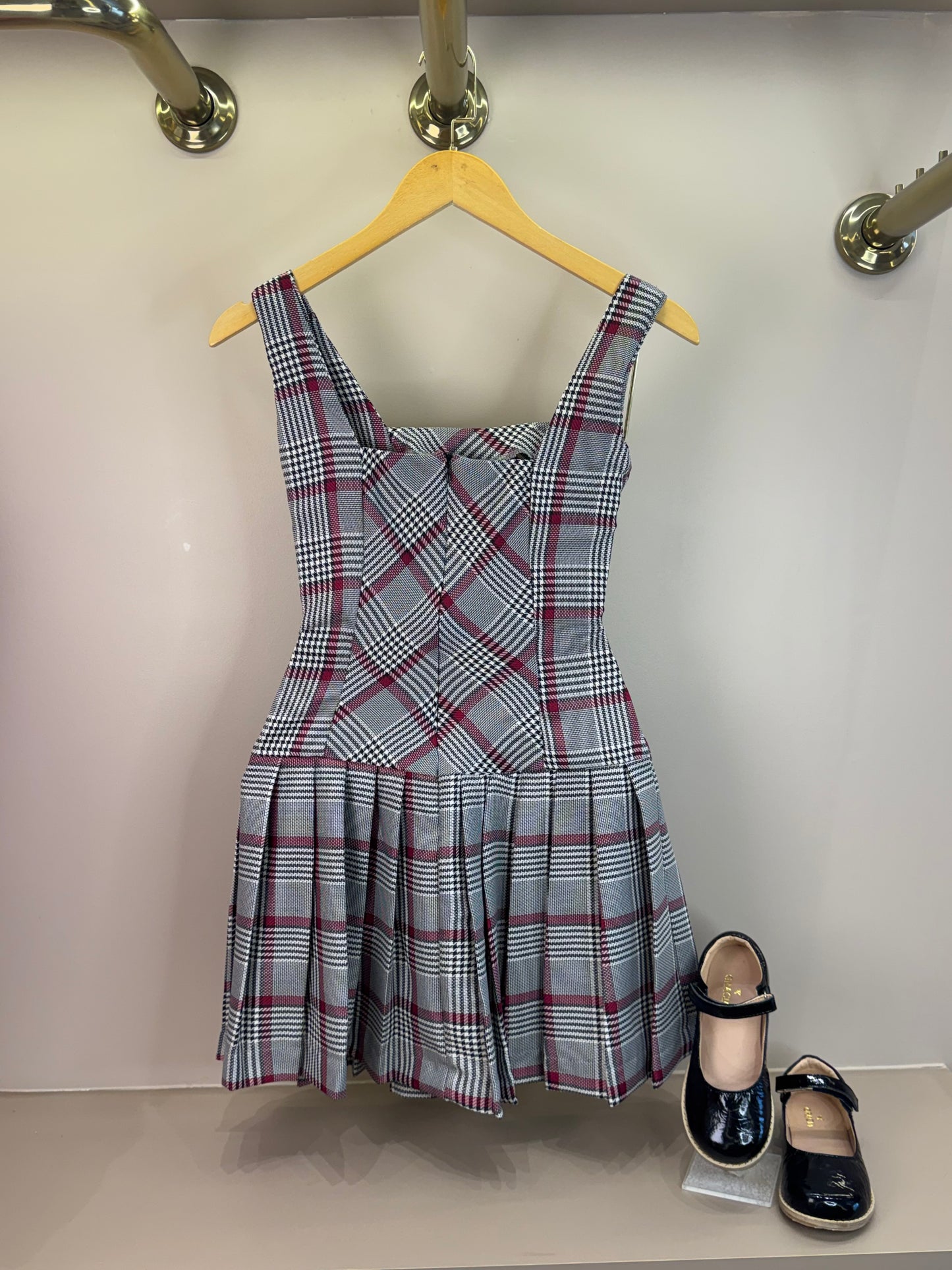 Vestido Teen Alfaiataria Com Blusa Detalhe Botões - Two In
