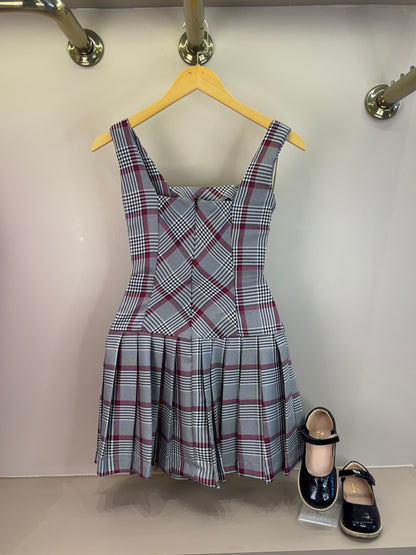 Vestido Teen Alfaiataria Com Blusa Detalhe Botões - Two In
