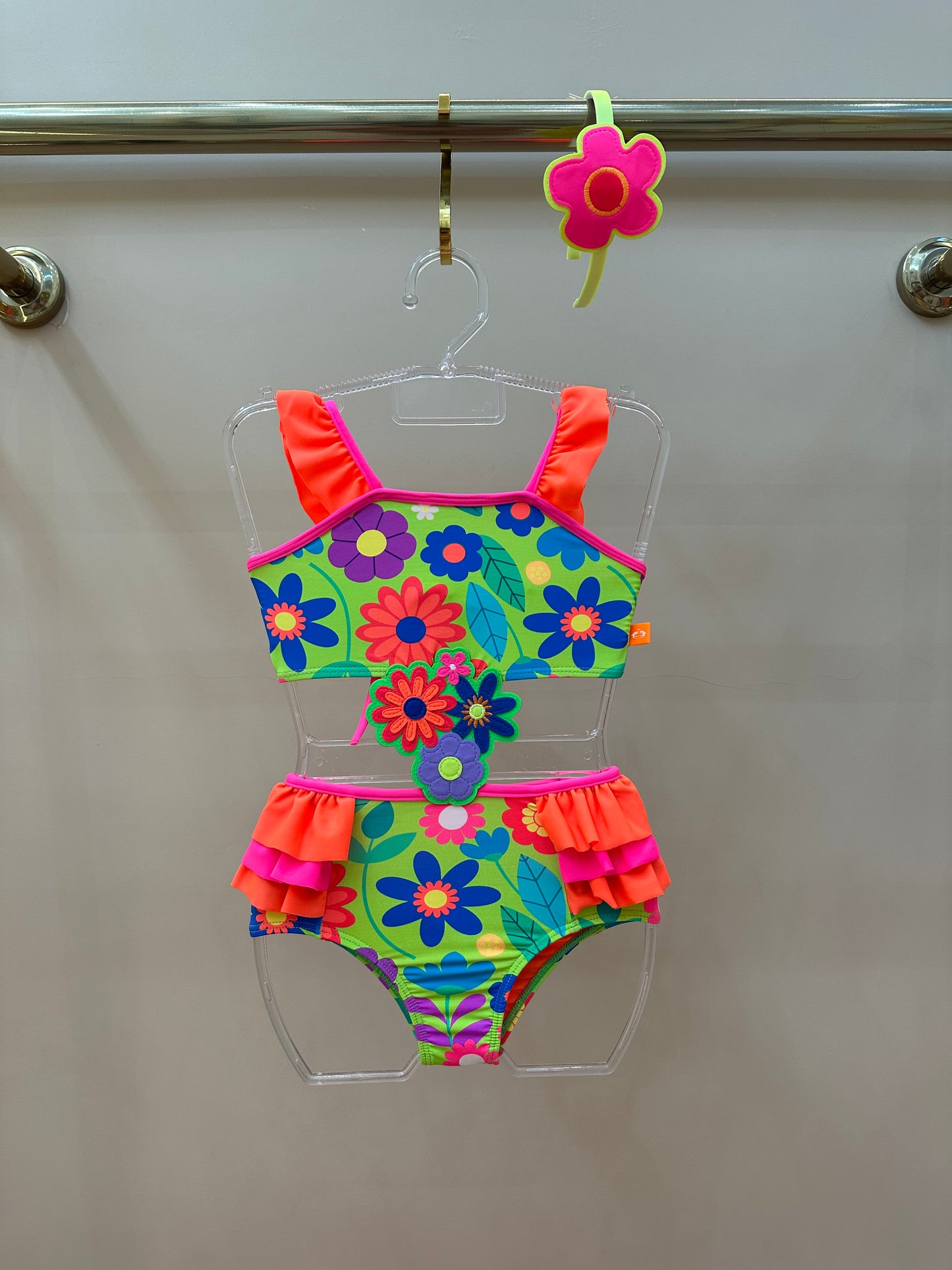 Maiô Infantil Nubia Est. Jardim - Siri Kids