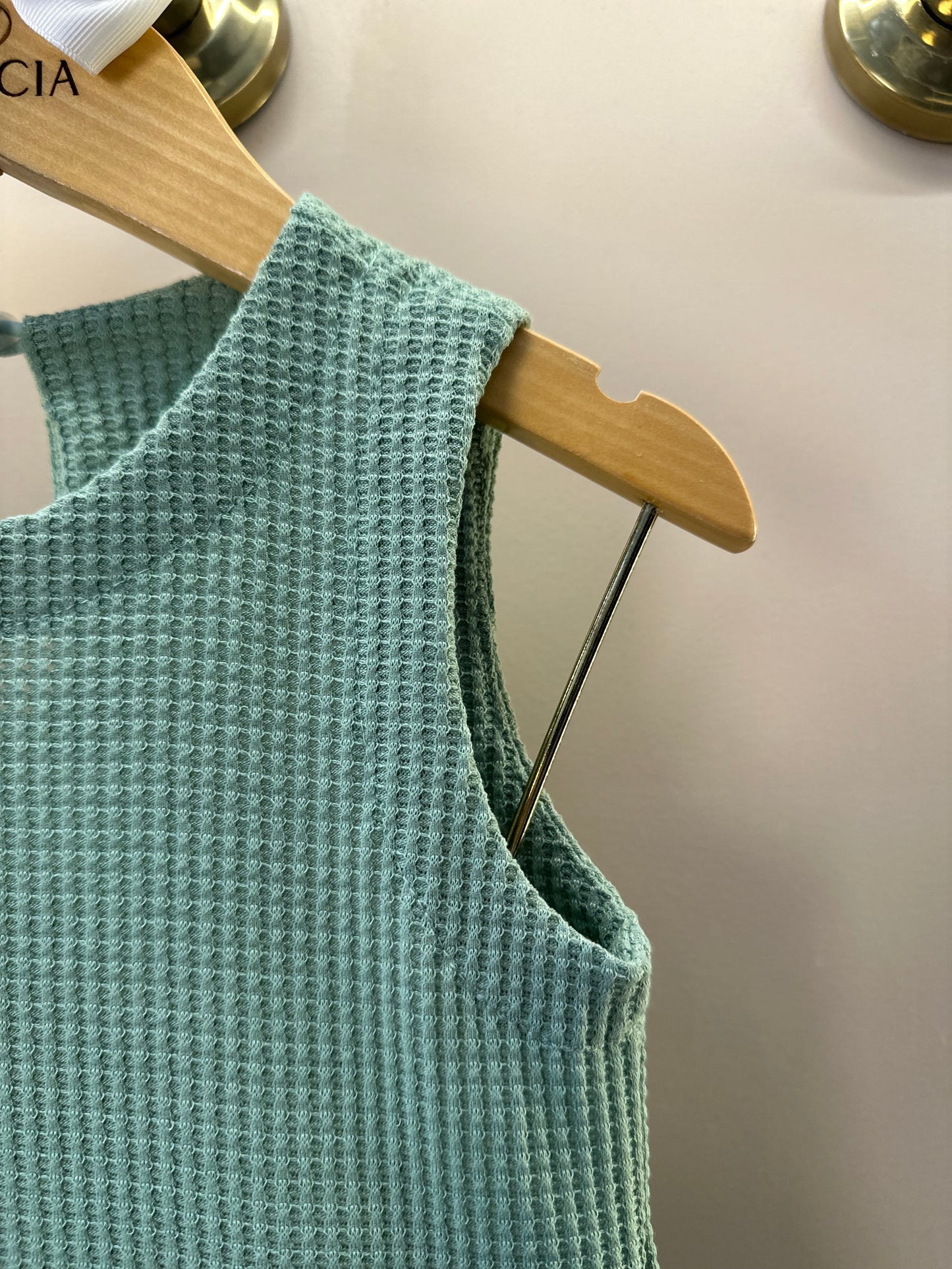 Vestido Infantil Jumper Detalhe Pala e Laço Verde - Beabá