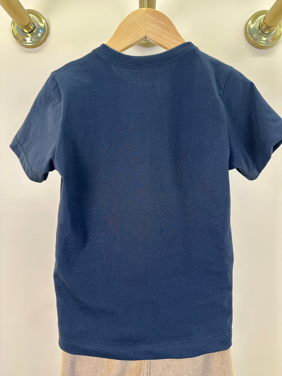Conjunto Infantil Camiseta Preta JF e Bermuda Marrom - Little Jhonny