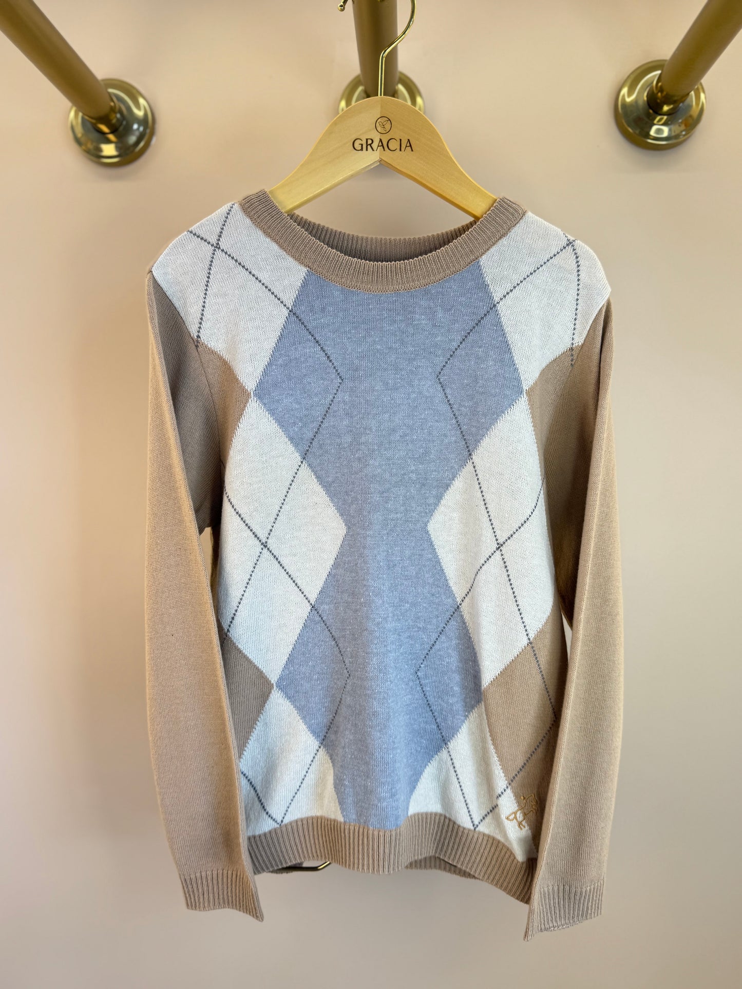 Blusa Escocês Central Dame