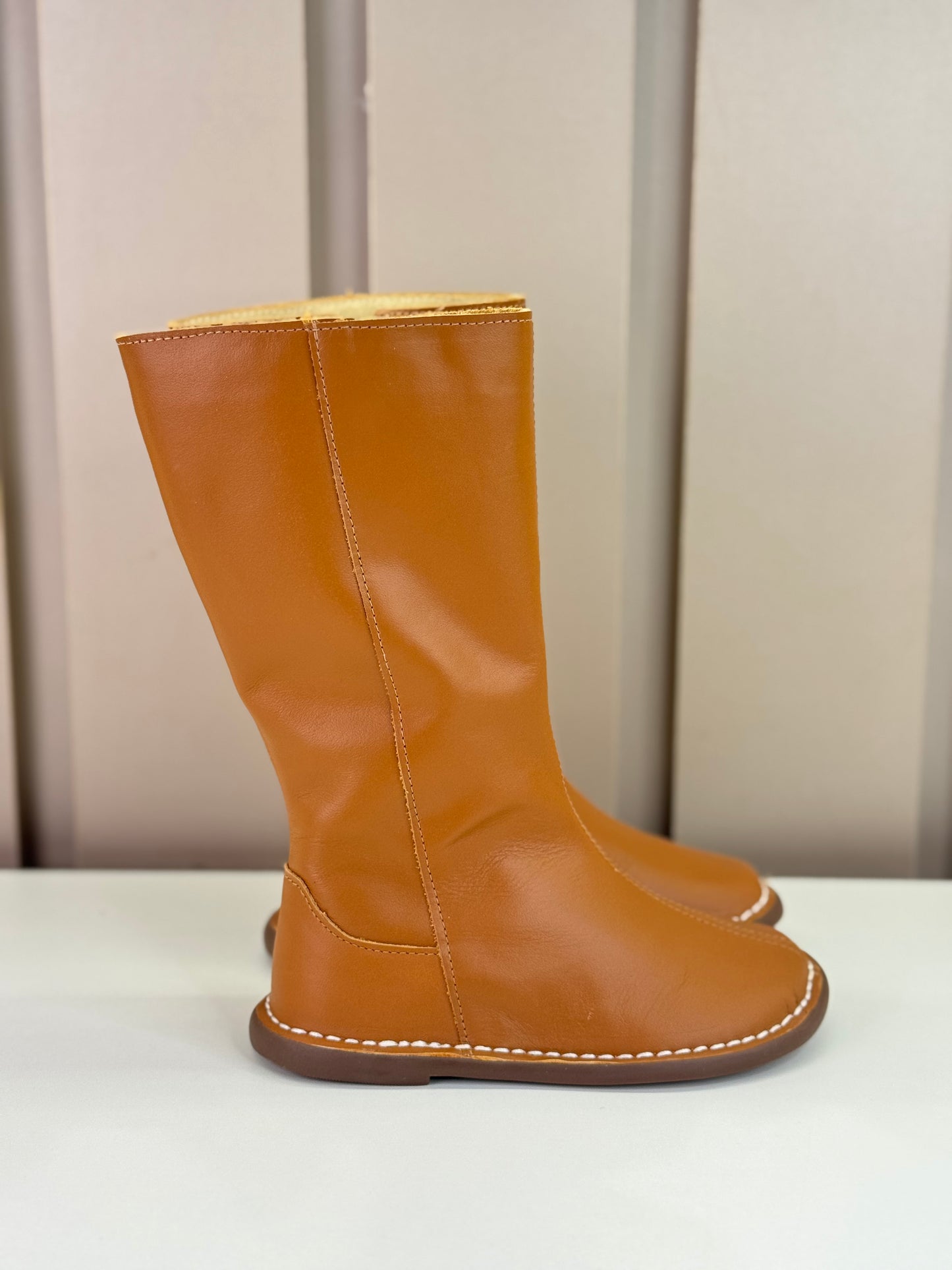 Bota Infantil Couro Pluie Nut - Petit Cheval