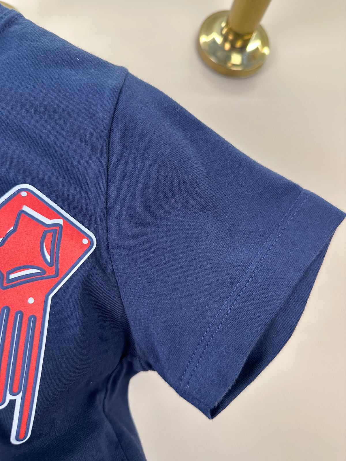 Conjunto Infantil Camiseta Johnny Jumpers Azul Marinho e Bermuda Molevisco Urban Flow Preto - Little Johnny