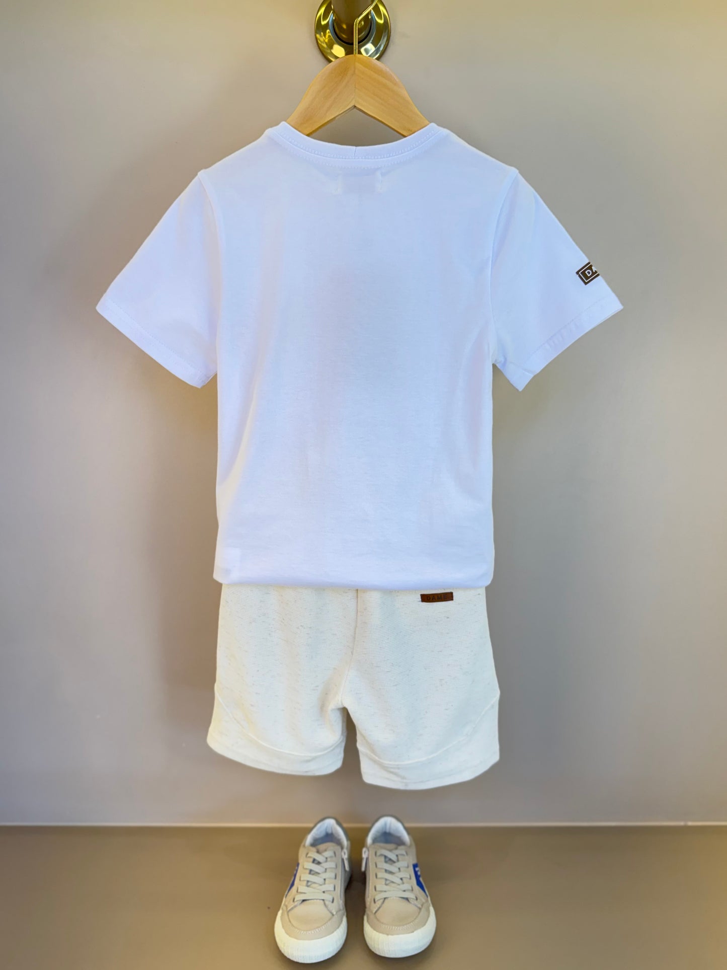 Conjunto Infantil Camiseta Algodão NFL Teddy Torcedores e Bermuda Linho Soft Geogia - Dame