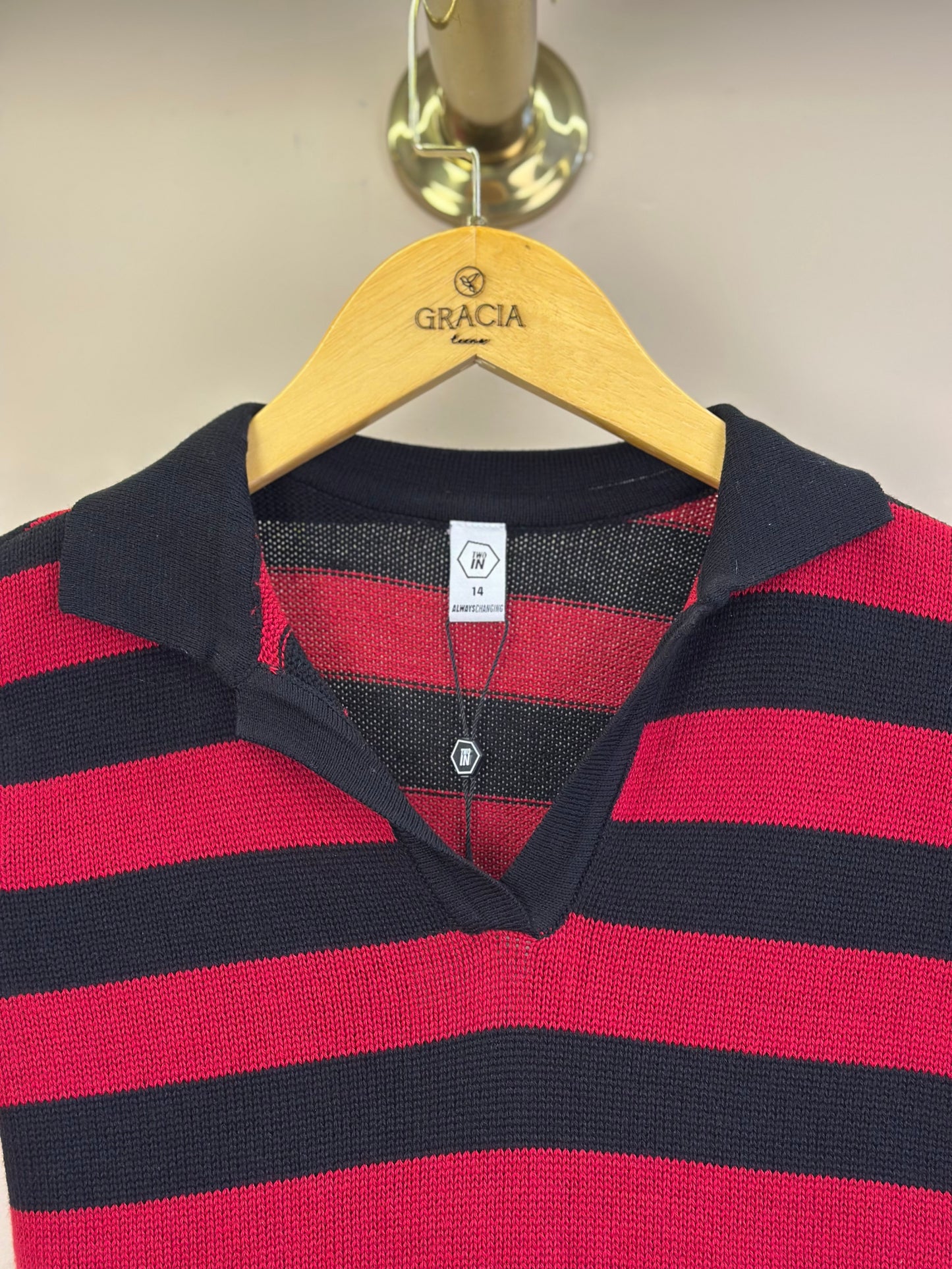 Vestido Teen Polo Tricô Balonê - Two In