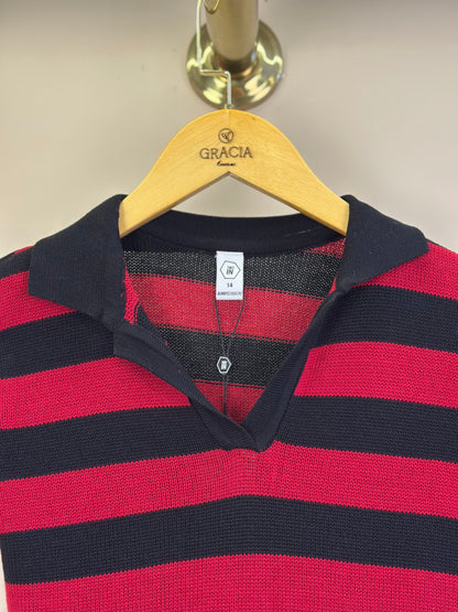 Vestido Teen Polo Tricô Balonê - Two In