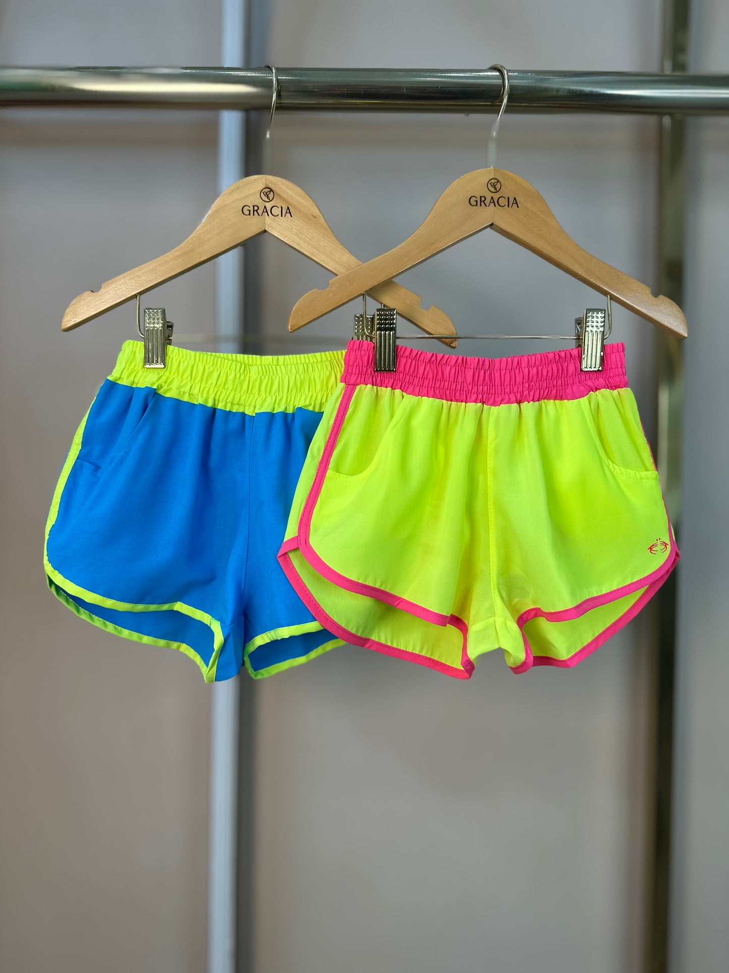 Shorts Infantil Letícia Cyan - Siri Kids