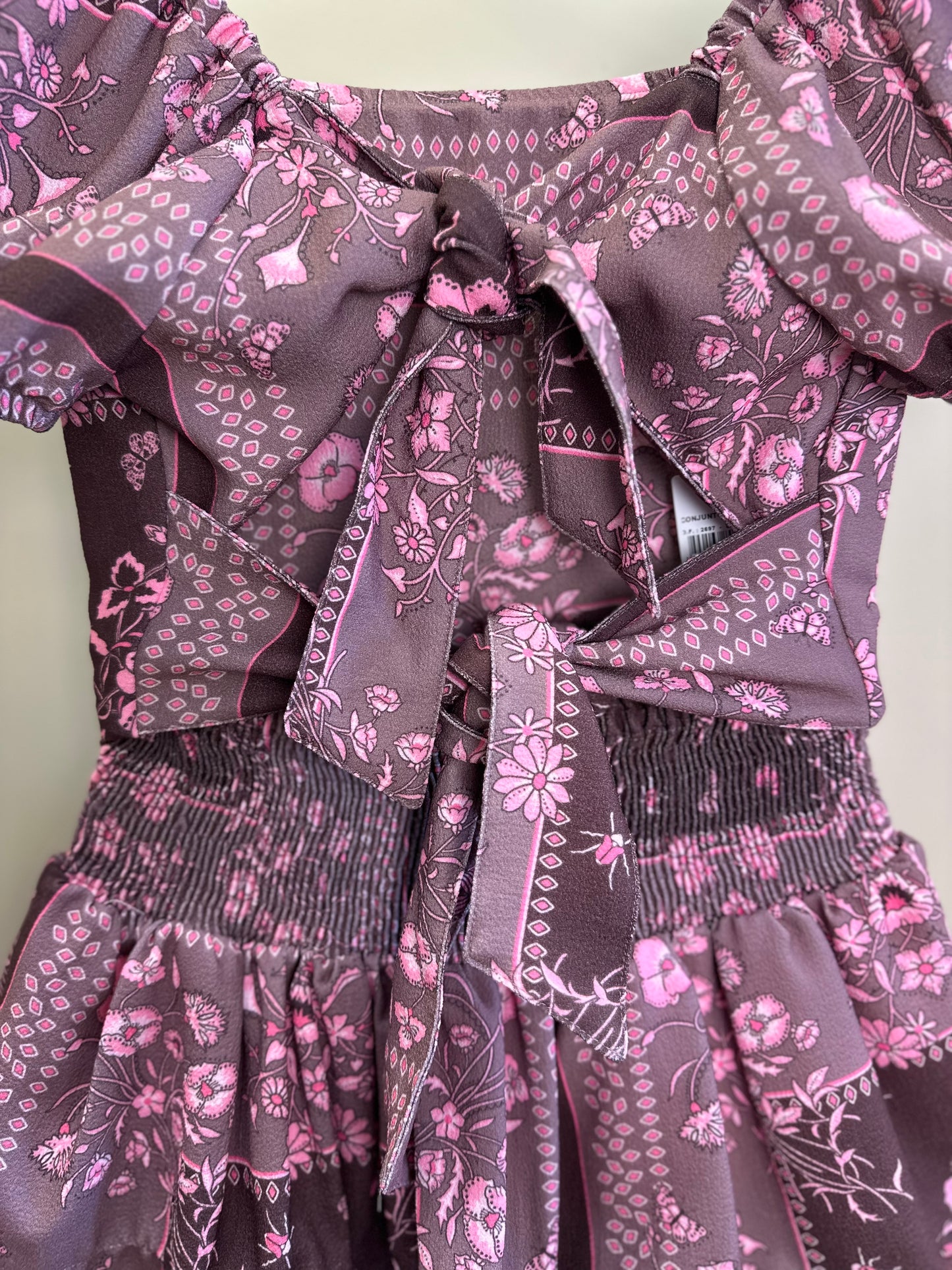 Conjunto Teen Bata Estampada Floral e Short-Saia Floral - Two In