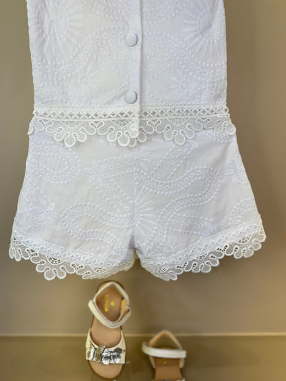 Conjunto Infantil Blusa e Short Laise - Luluzinha
