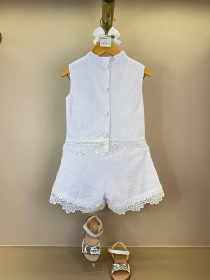 Conjunto Infantil Blusa e Short Laise - Luluzinha