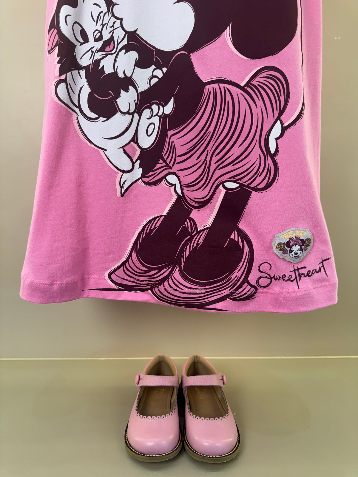Vestido Infantil Minnie Mouse The Finest  Rosa - Animê