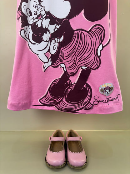 Vestido Infantil Minnie Mouse The Finest  Rosa - Animê
