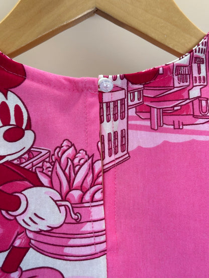 Conjunto Infantil  Blusa Minnie Mundo e Saia Minnie - Animê