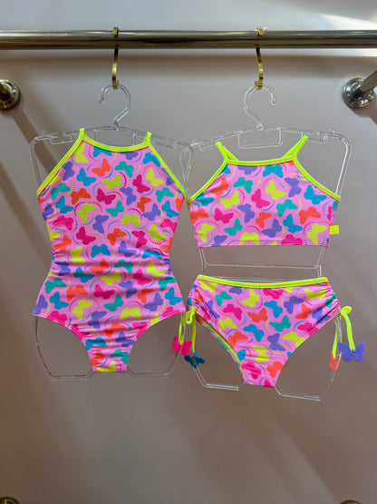 Maiô Infantil Bela Aplic Hot Est Borboleta - Siri Kids