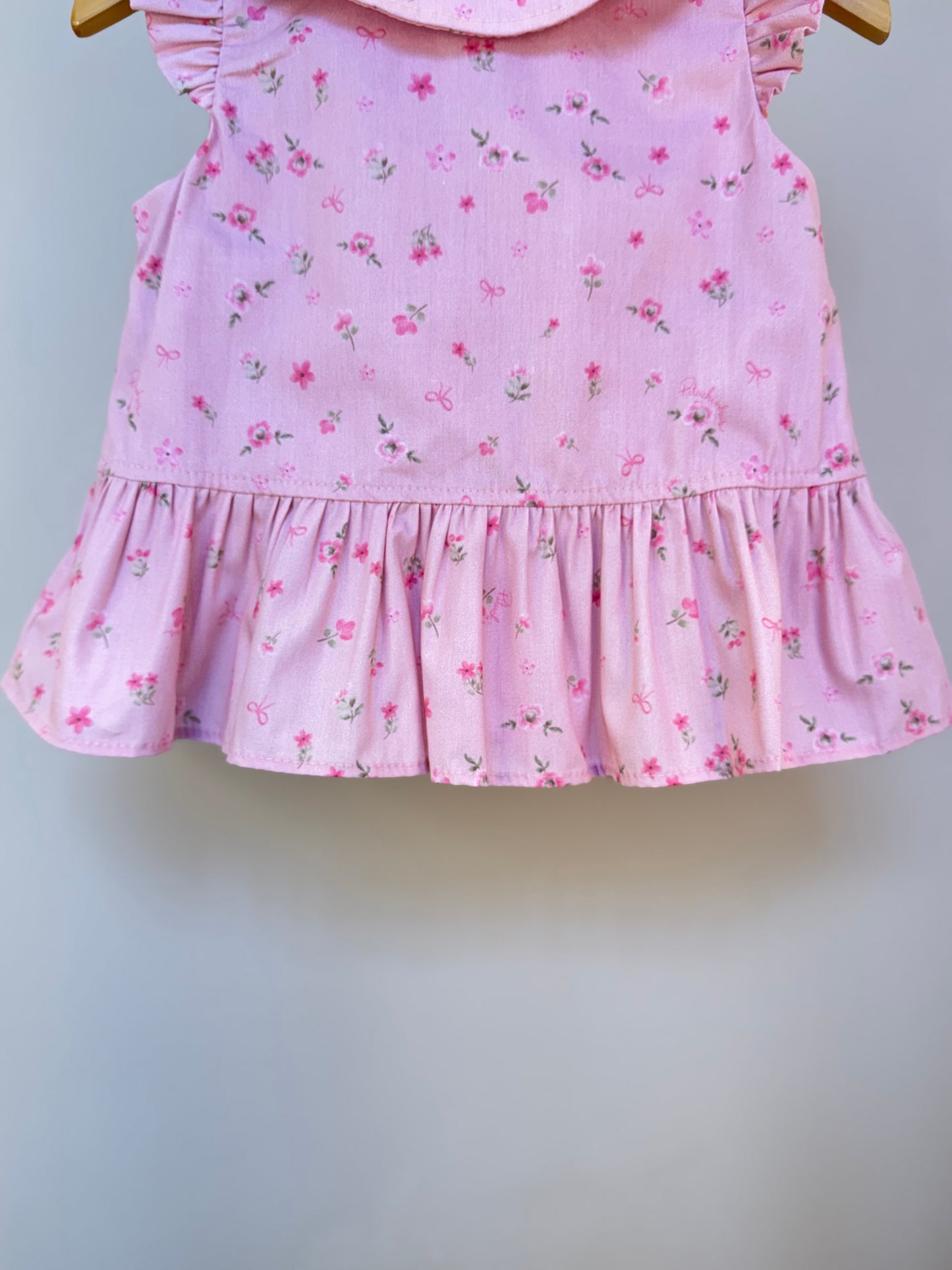 Blusa Infantil Peplum Mini Flores - Pituchinhus