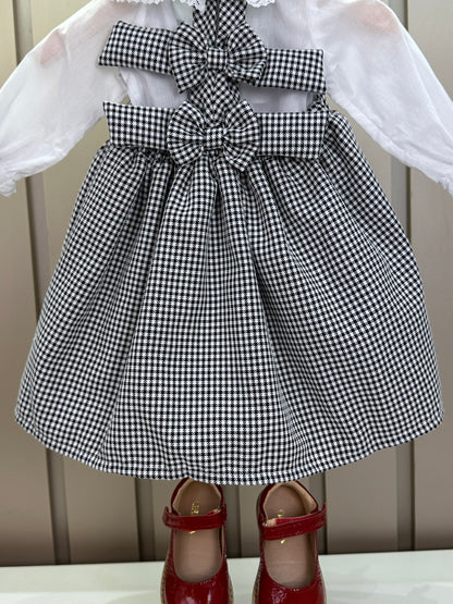 Vestido Bebê Pied Poule - Roana