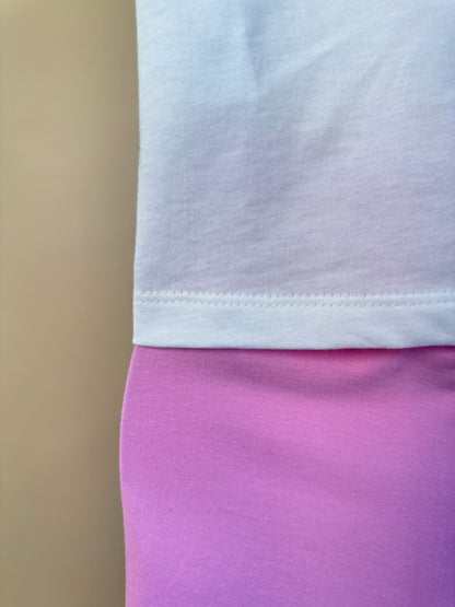 Conjunto Infantil Blusa Hello Kitty Com Strass e Shorts Legging Rosa - Momi